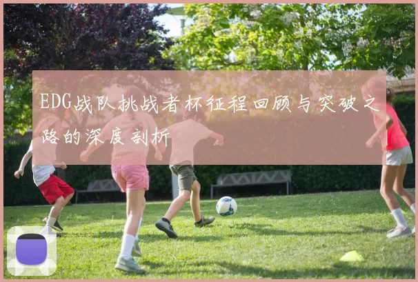 EDG战队挑战者杯征程回顾与突破之路的深度剖析