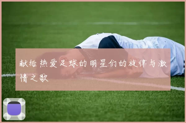 献给热爱足球的明星们的旋律与激情之歌